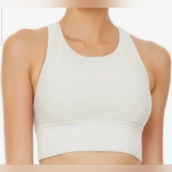 ALO Yoga Other - ALO Yoga Women's Light Gray High Neck Sports Bra